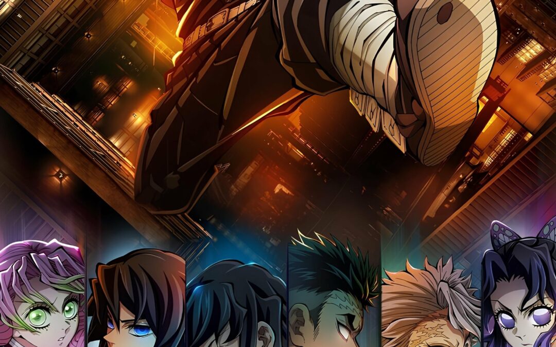 Poster de la película "Guardianes de la noche: Kimetsu no Yaiba La fortaleza infinita"