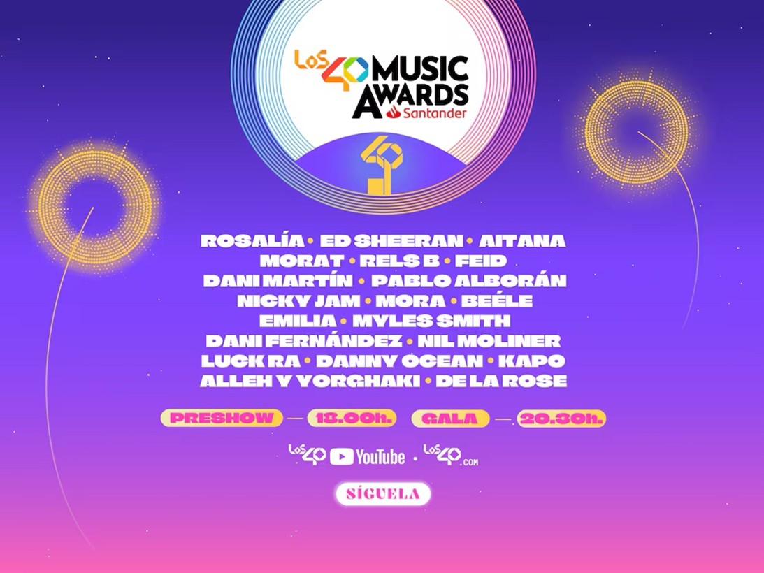 LOS40 Music Awards Santander 2025 llegan con fuerza a Valencia Imagen1