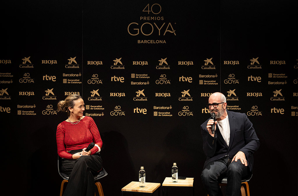 Luis Tosar y Rigoberta Bandini presentadores de los Goya 2026 rueda de prensa presentadores