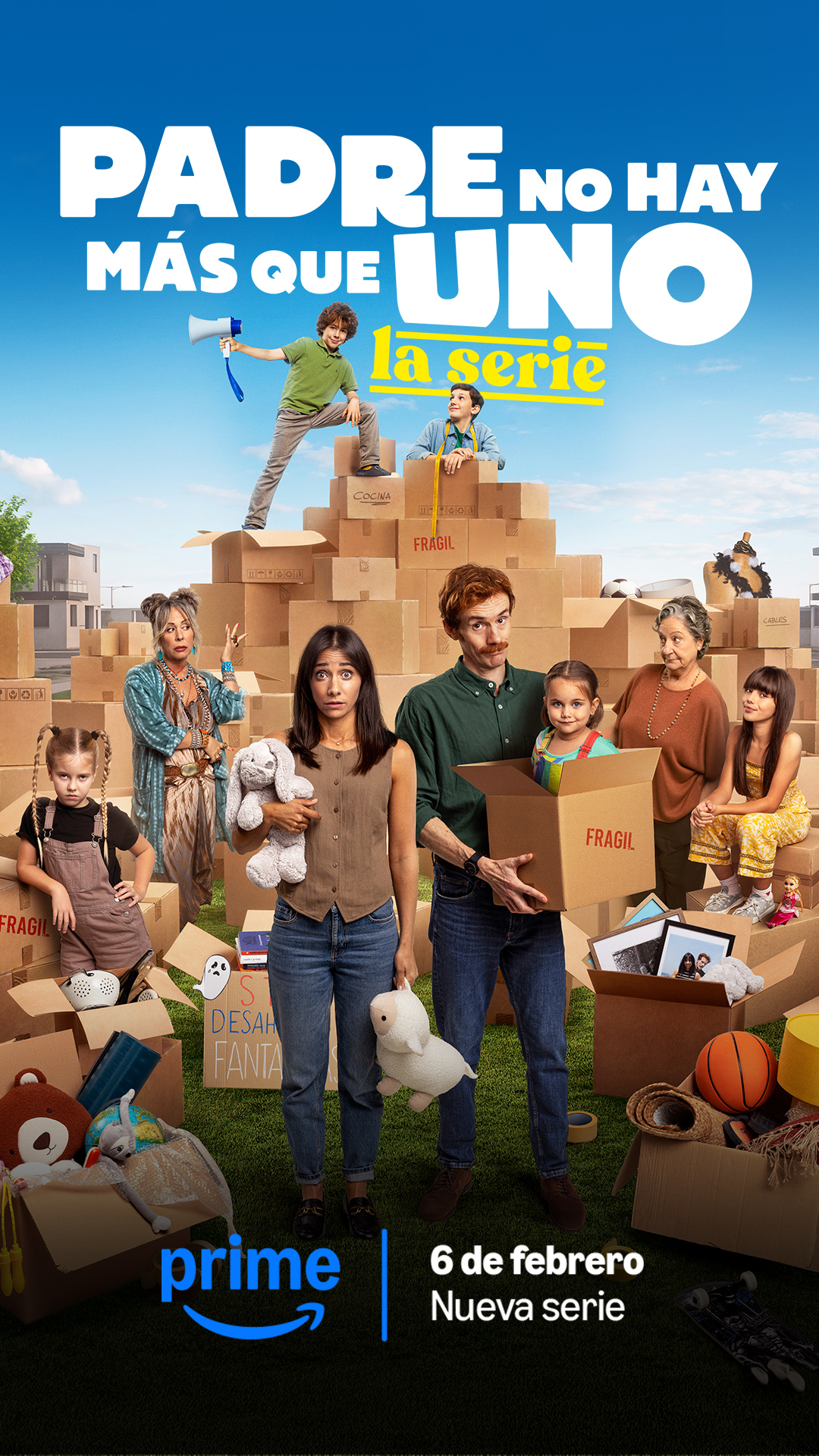 Prime Video presenta el tráiler y póster oficial de "Padre no hay más que uno, la serie" Padre no hay mas que uno la serie poster vertical