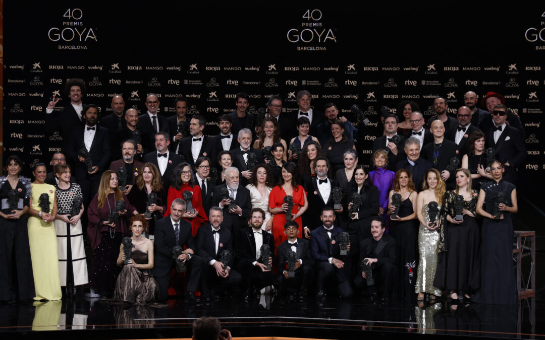El triunfo del cine español en la 40º Premios Goya